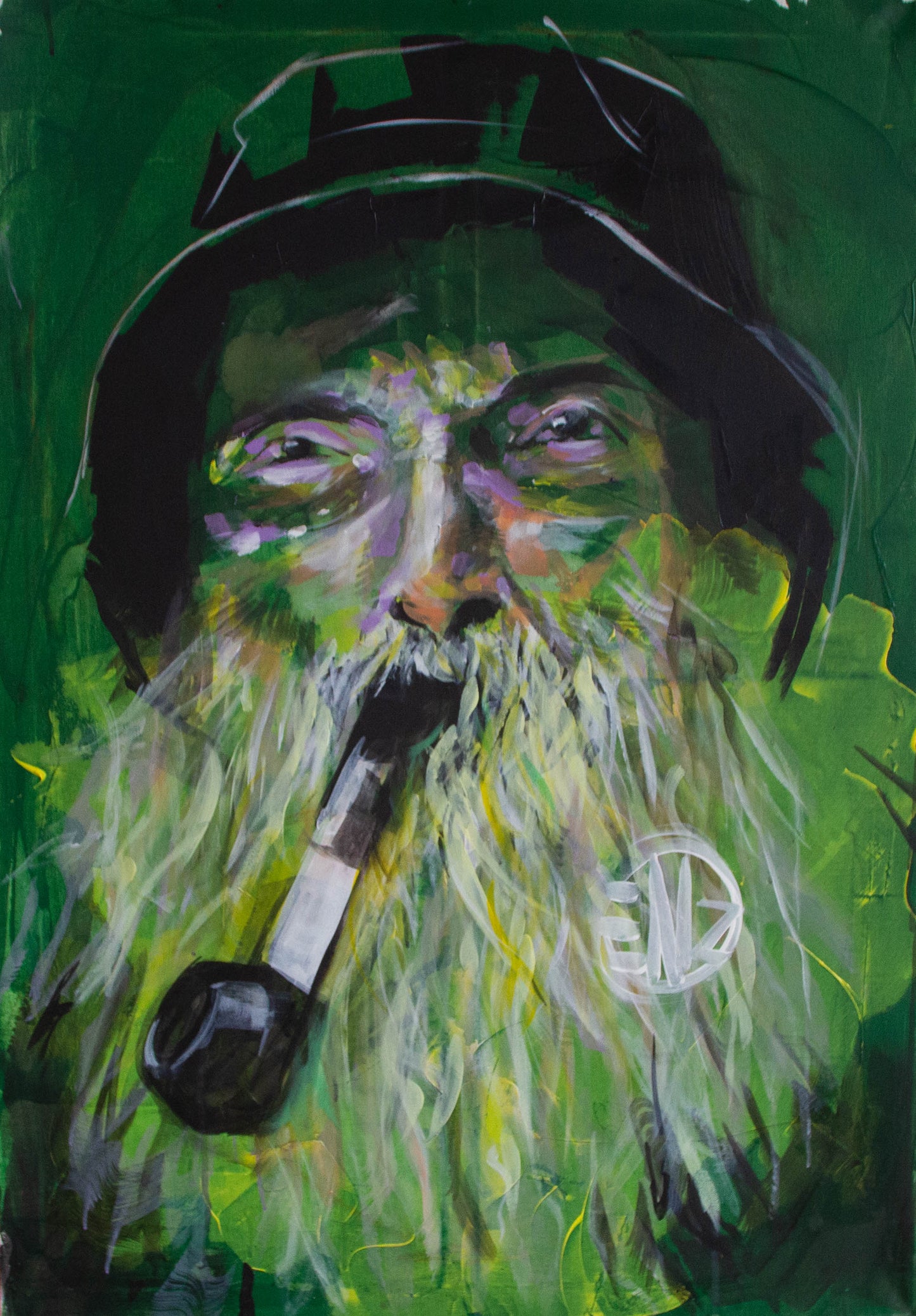 Old man with Pipe