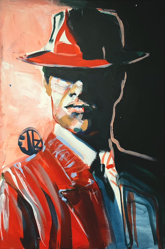 Man in Red and Green